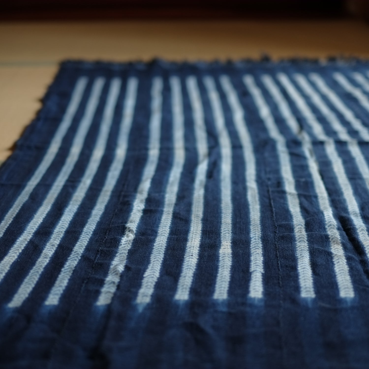 時代 アフリカ ブルキナファソ 絞り藍染 大布 5幅 （20世紀） – 逢季荘