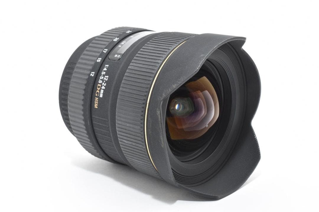 レンズ(ズーム) Sigma 12-24mm F4.5-5.6 EX DG HSM Canon