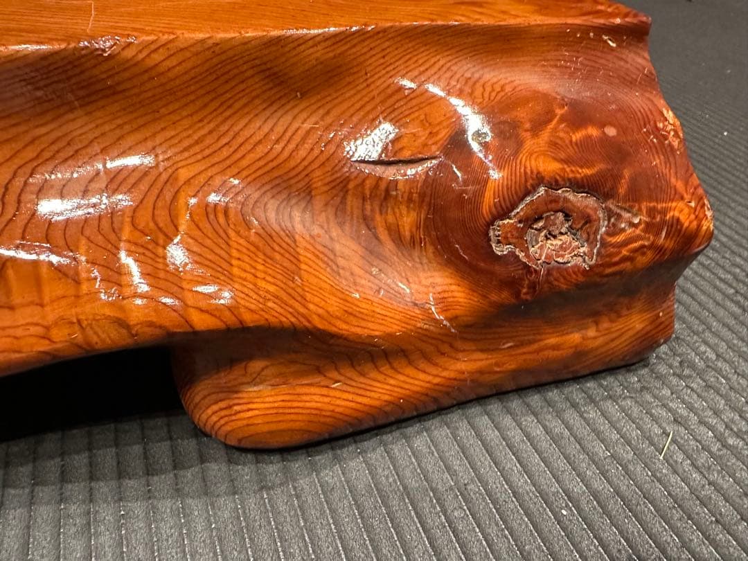 屋久杉 敷台 花台 骨董台 飾り台 一枚板 和室 希少