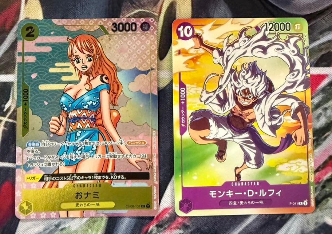 ✓ONE PIECEカード おナミ ルフィセブンプロモセット - メルカリ