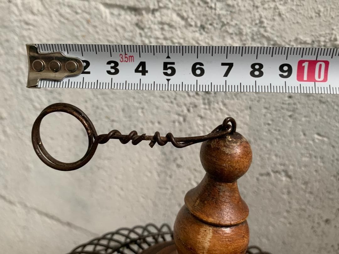 フランス アンティーク バードケージ 鳥かご 木製 アイアンワイヤー