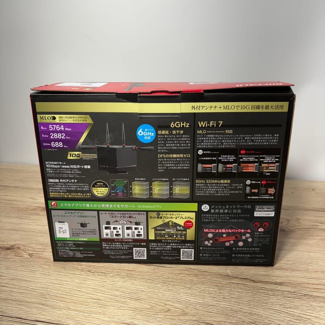 BUFFALO Wi-Fi 7 9300 WXR9300BE6P 管C44 - メルカリ