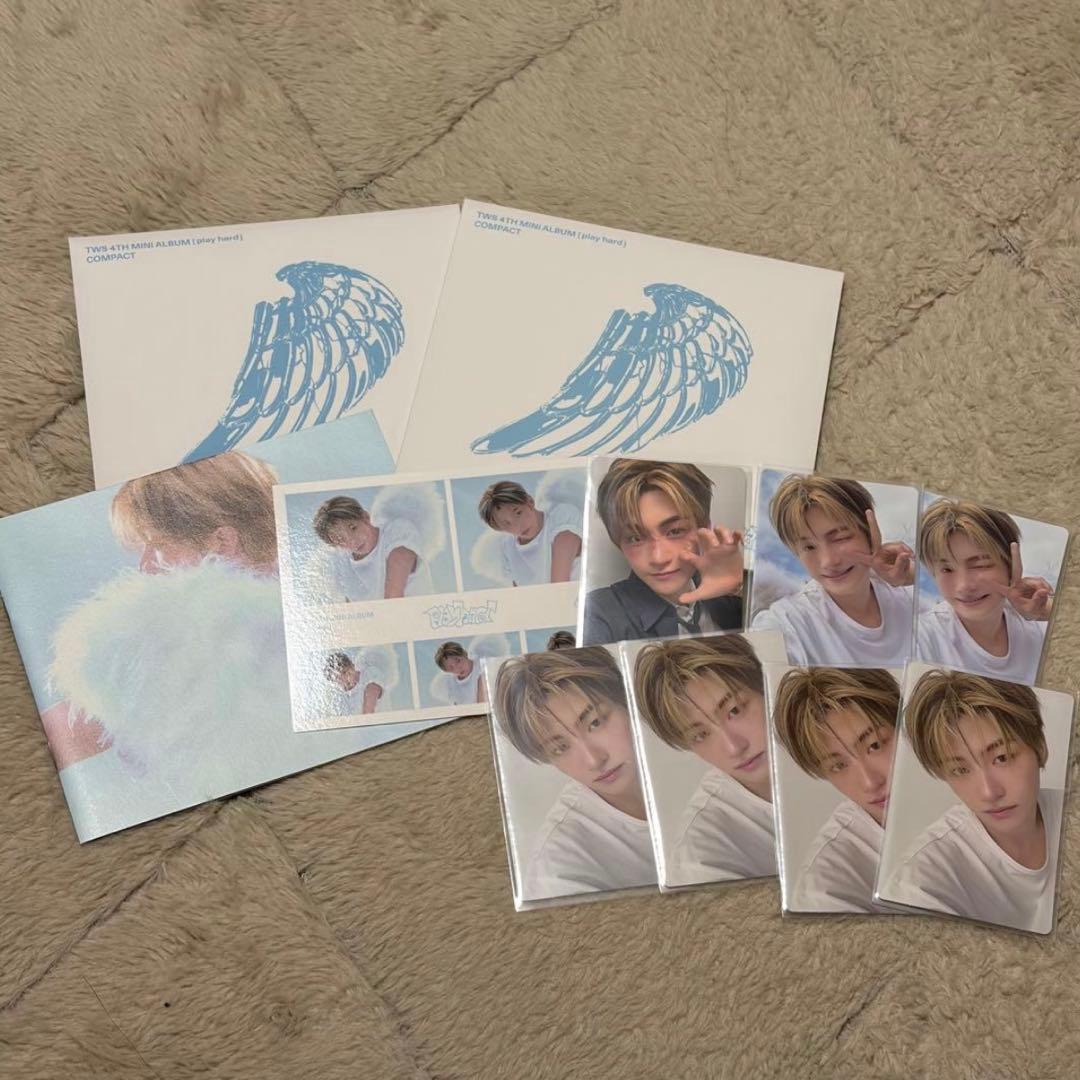 TWS ジフン】play/hard Compact トレカ付き - メルカリ