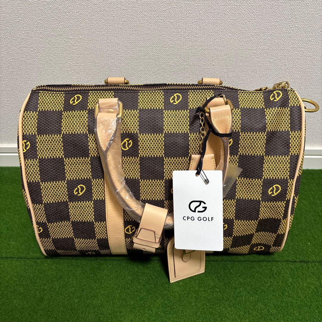 新品未使用】CPG GOLF チェック柄ボストンバッグ - メルカリ