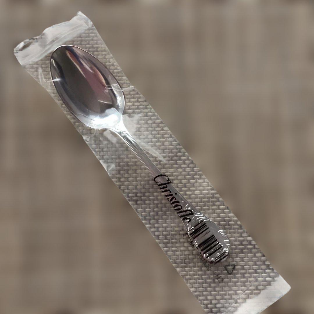 《CHRISTOFLE MARLY》シルバーコーティングティースプーン6本