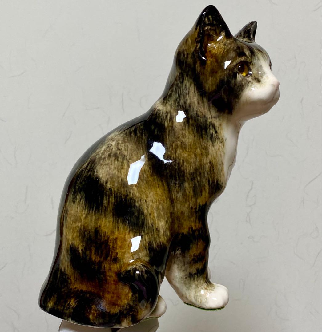 モデルNo.26 ウィンスタンレイキャット 初期作品 キジトラ猫 貫入無し