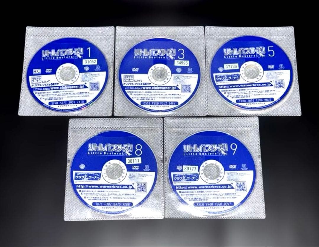 リトルバスターズ！ DVD 1期 2期 OVA 全23巻 - メルカリ