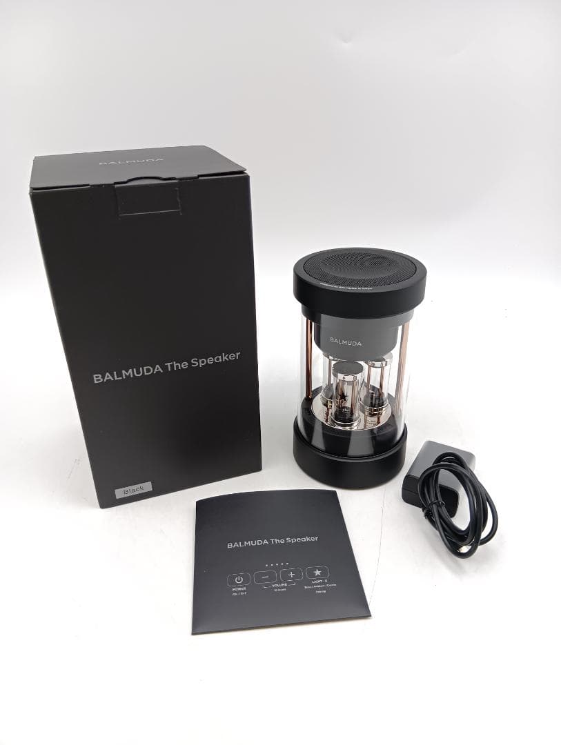 BALMUDA ワイヤレススピーカー ブラック M01Aシリーズ Amazon.co.jp: バルミューダ ザ・スピーカー ブラック Bluetooth