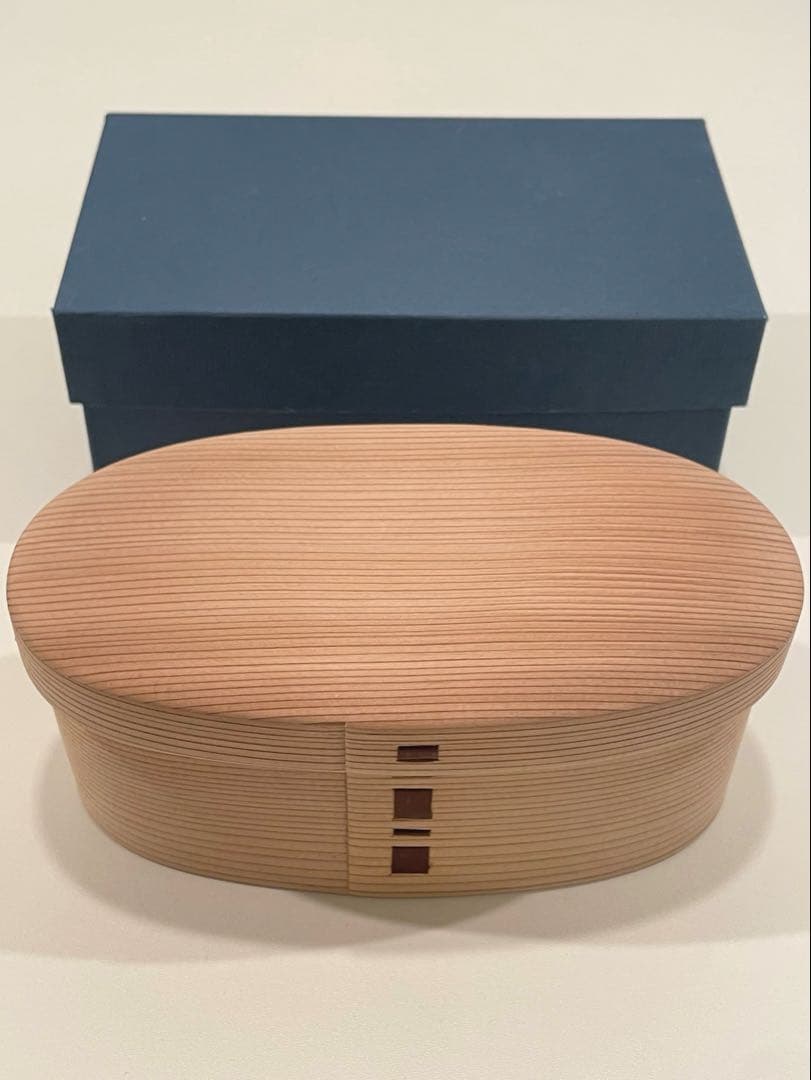 新品　柴田慶信商店　曲げわっぱ お弁当箱 390ml 柴田慶信商店】曲げわっぱ 白木弁当箱 | 藤巻百貨店