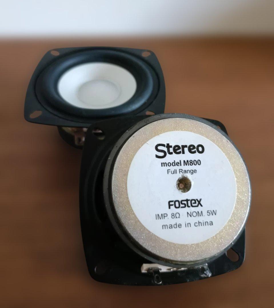 Stereo誌付録 Fostex M800 スピーカー＆ボックス - メルカリ