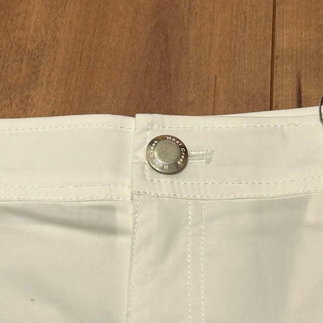 ヒールクリーク 長袖ポロシャツ スカート セットアップ ホワイト