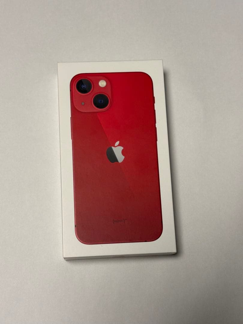 Apple iPhone 13 mini(レッド) 本体 画面割れ、動作OK