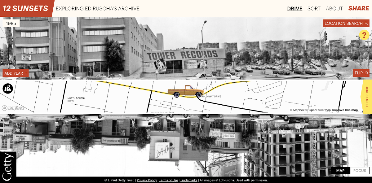 New work! Visualizing fifty years of automatic photographs of LA
